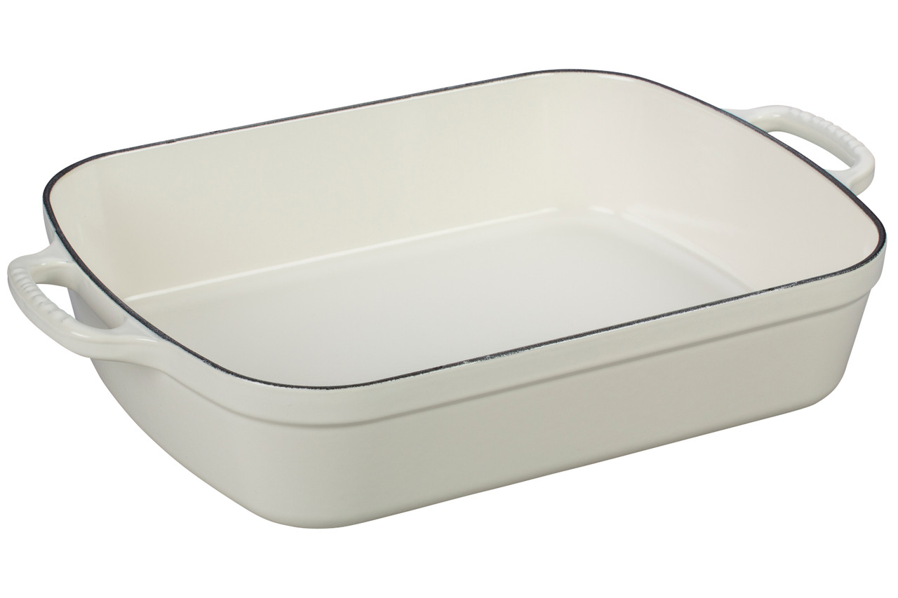 Le Creuset Signature Cast Iron 5.25 qt. Roaster - White