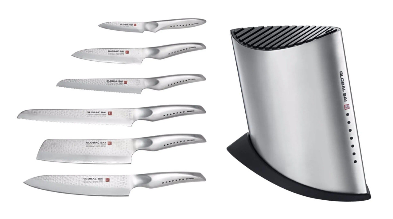 Global block-knife-sets, 1, Silver