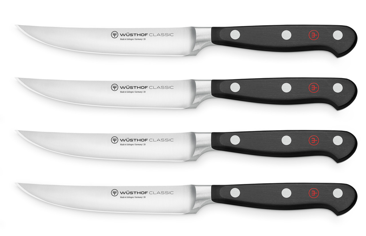 Wusthof Classic 4-piece Hollow Edge Steak Knife Set - Thumbnail 4