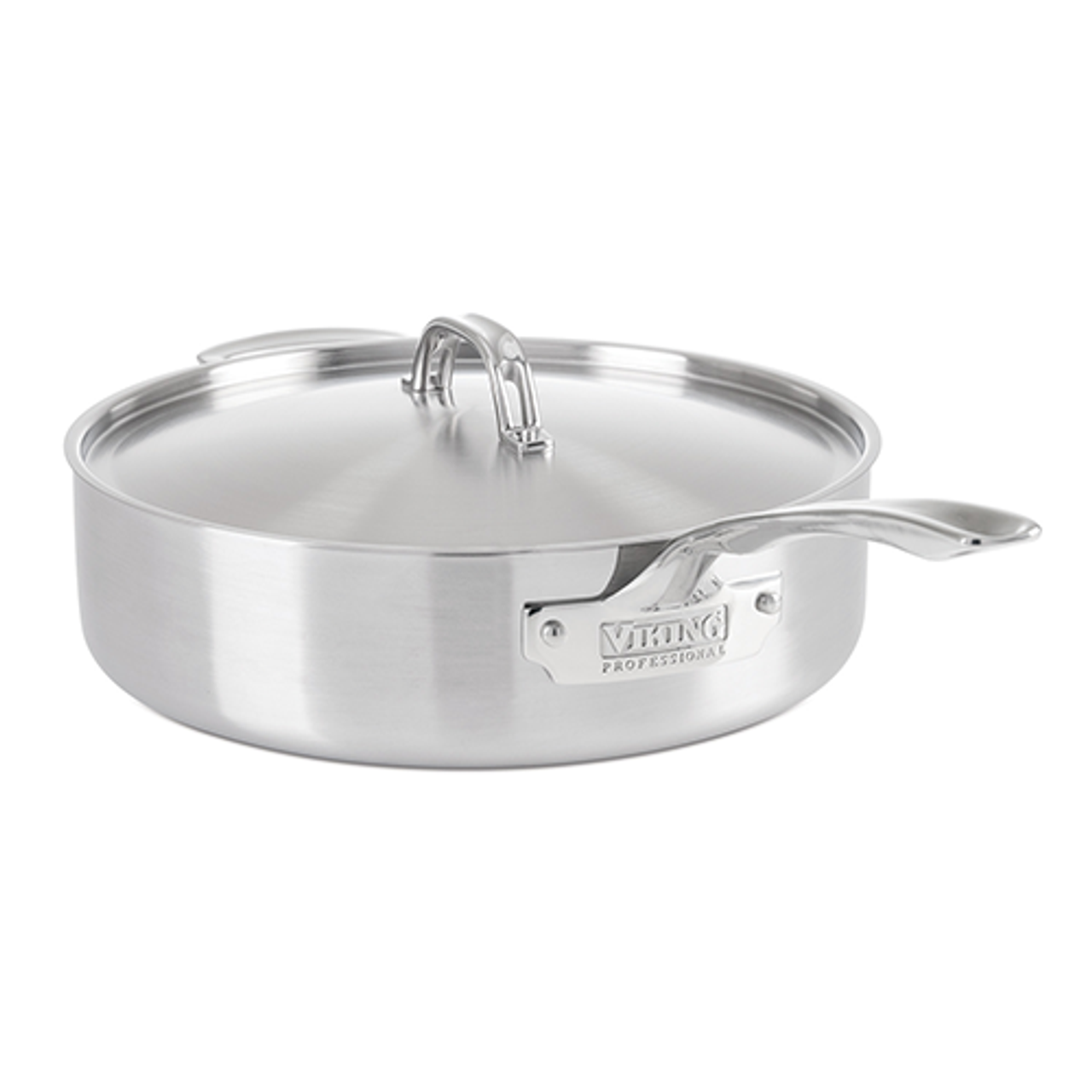 Viking PerformanceTi 4-ply Titanium Saute Pan with Lid Helper Handle