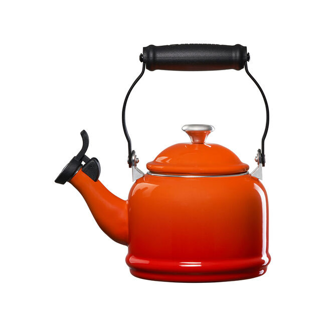 Le Creuset Enamel on Steel Demi Tea Kettle Flame