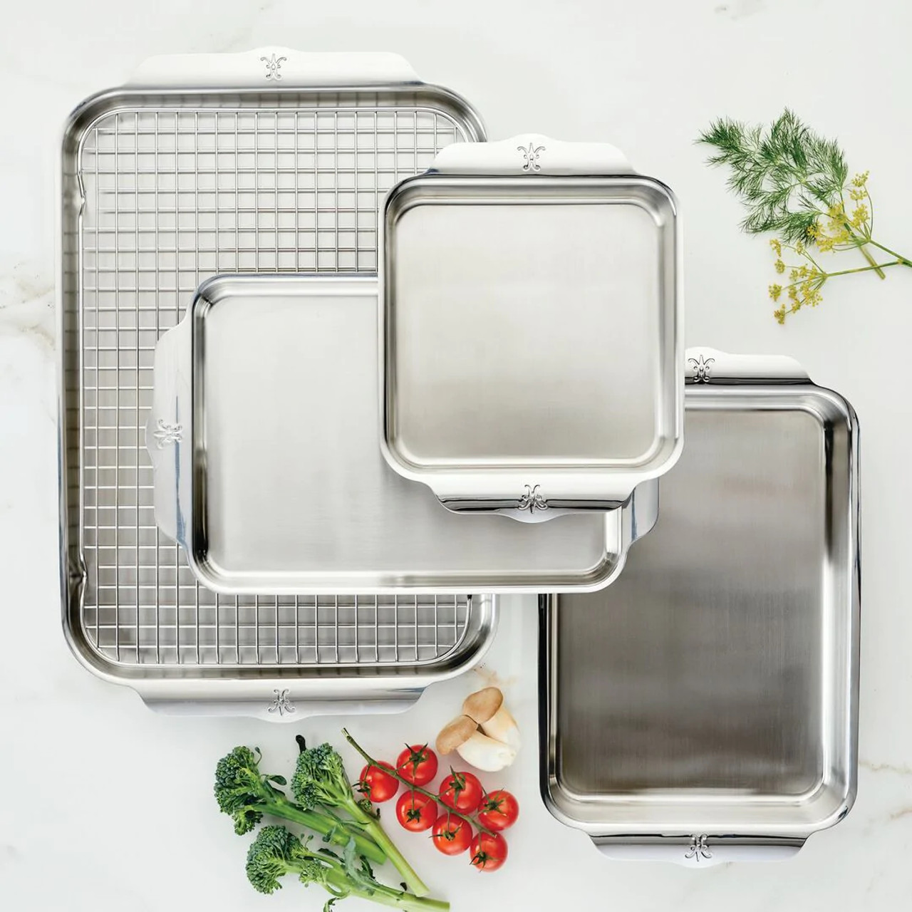 OvenBond Stainless Steel Half Sheet Pan Racks