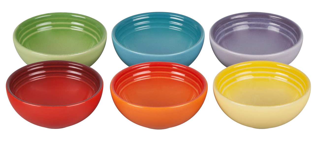 Le Creuset Pinch Bowls - Set of 6 - Multi-Color