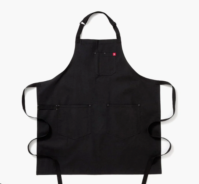 hedley & bennett Essential Tablier de chef réglable avec 3