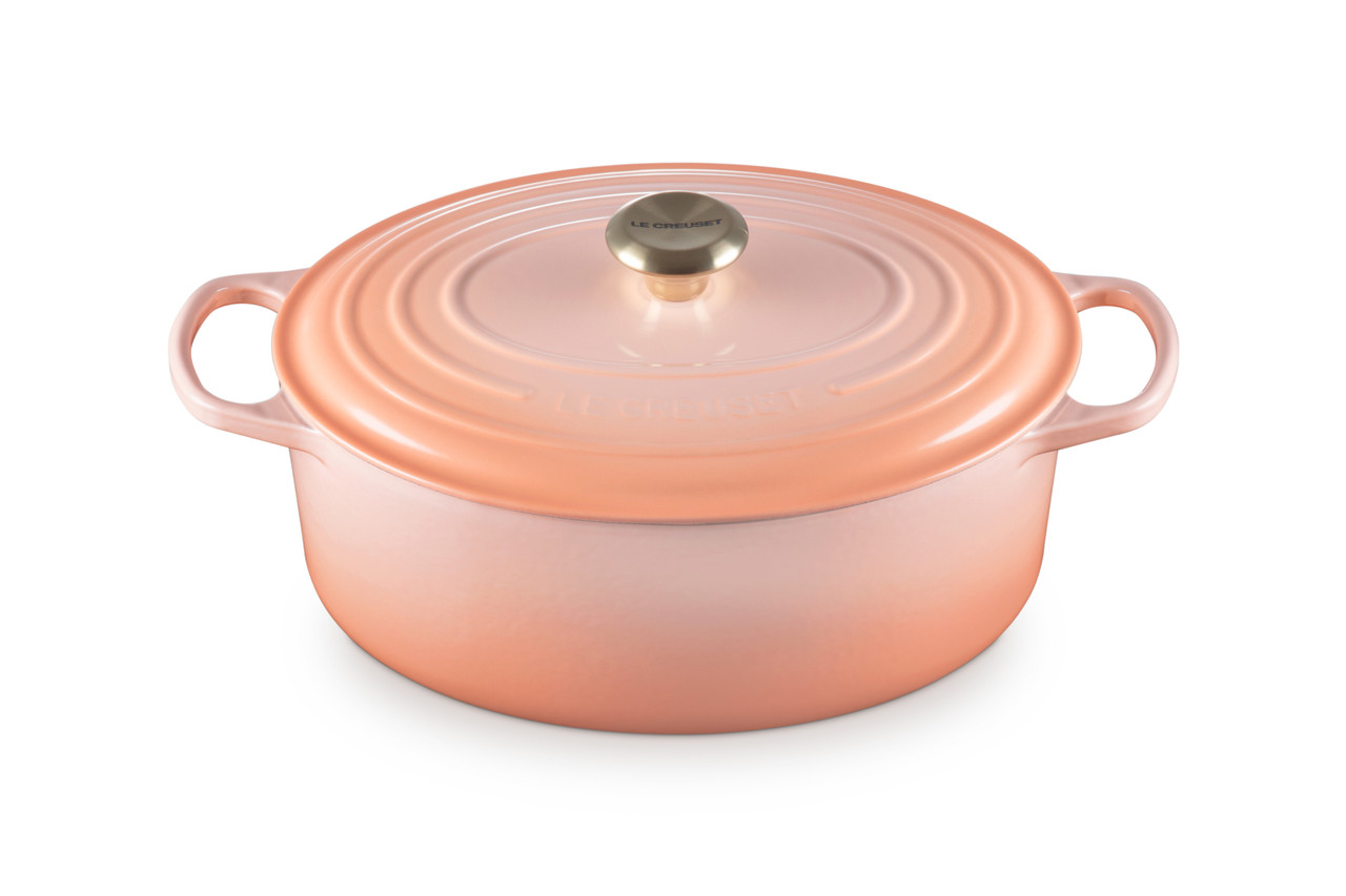 Le Creuset Signature Cast Iron 6.75 qt. Oval Oven - Peche