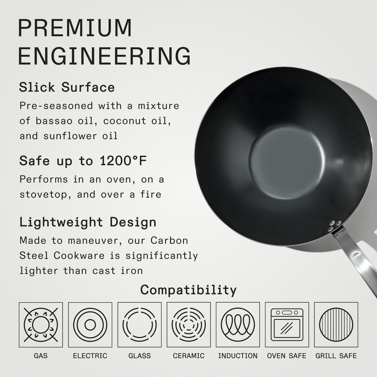 Carbon Steel Wok - Thumbnail 4