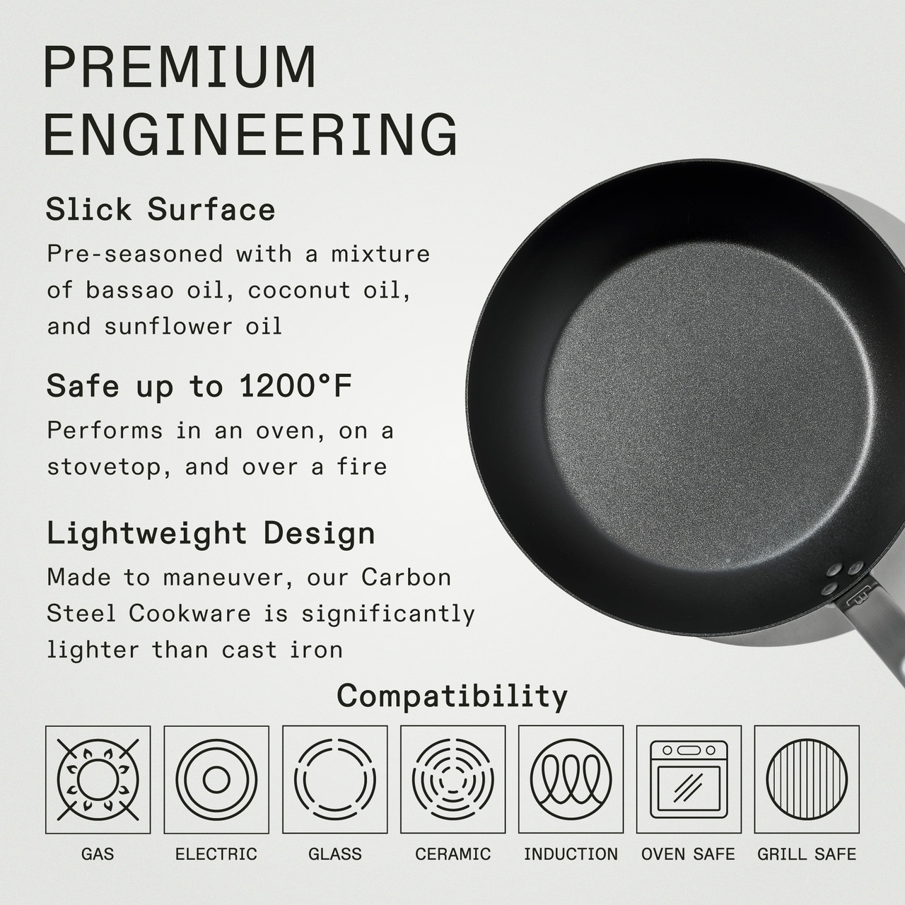 Made In Cookware Carbon Steel Frying Pan - Thumbnail 5