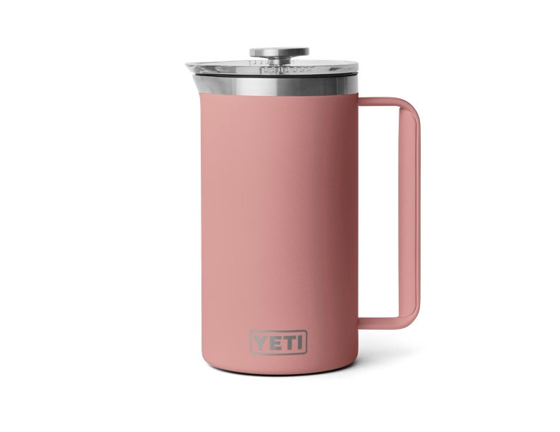 YETI Rambler French Press 34ozサンドストーンピンク YETI 34 Ounce French Press
