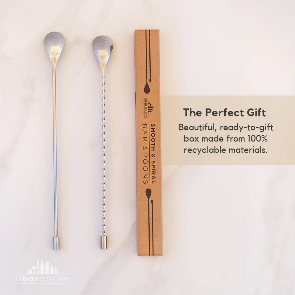 A Bar Above Stainless Steel Bar Spoons - Set of 2