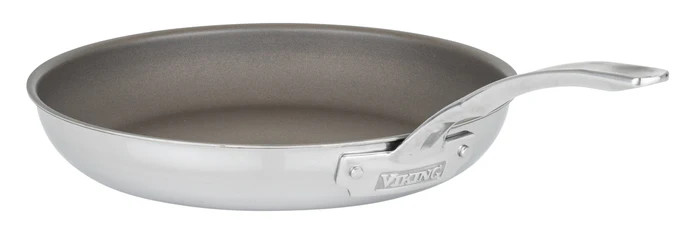 Viking PureGlide Pro 3-Ply Nonstick Frying Pan, Made without PFAS, 12-Inch Induction Cookware, Metal Utensil Safe Titanium Nonstick Surface, Oven Safe to 600F - Thumbnail 3