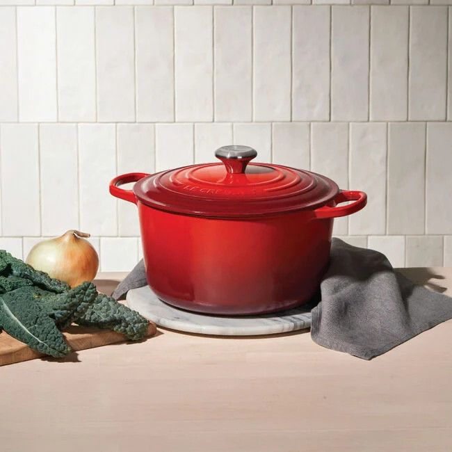 調理器具 LE CREUSET Le Creuset Signature 6.5QT Round Deep Oven - Cerise