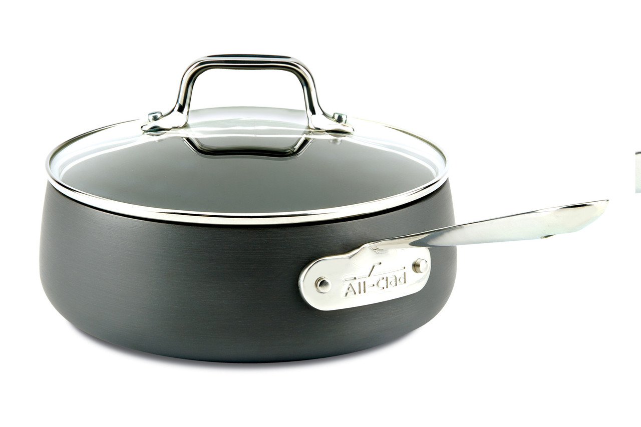 All-Clad, E7852664, HA1, Hard Anodized Nonstick 2.5 Qt. Sauce Pan