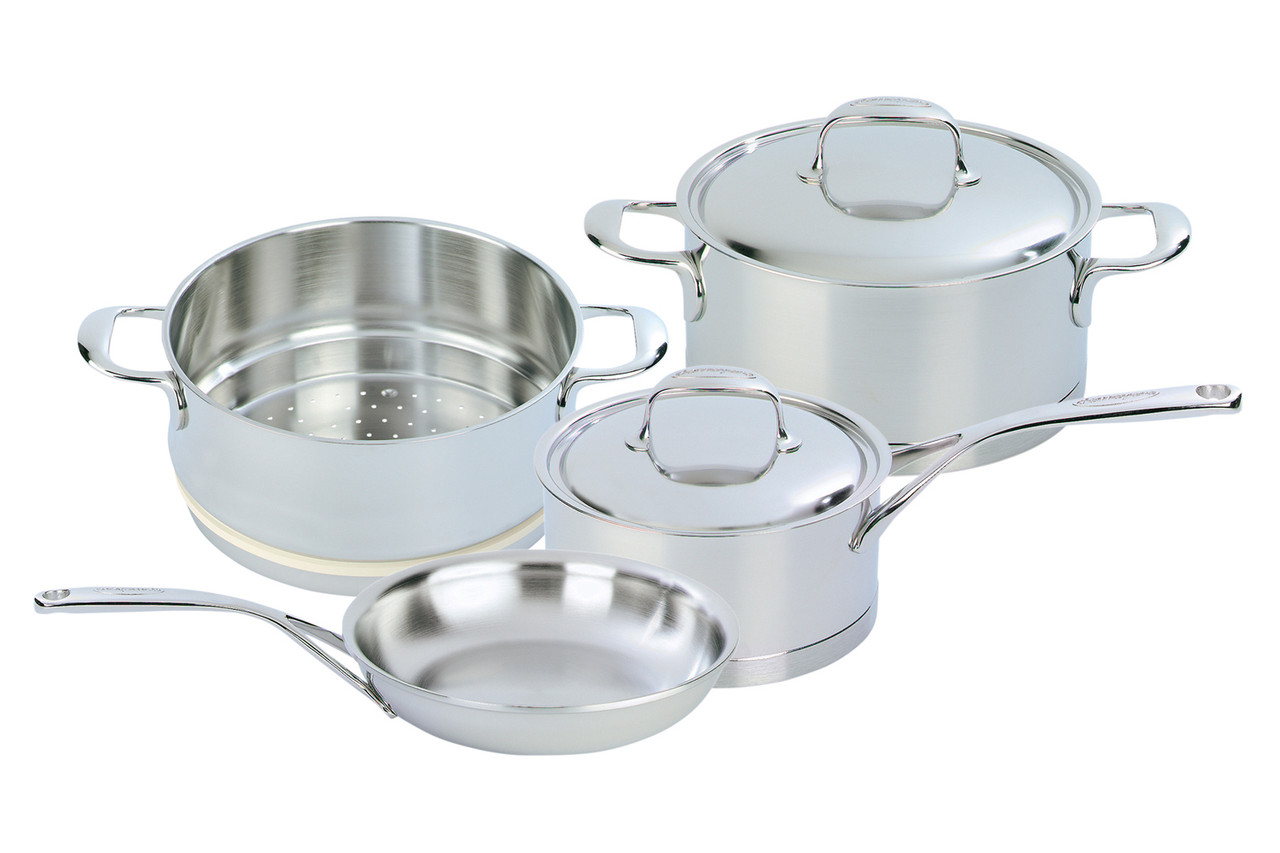 6pc Pot Set, Stainless Steel