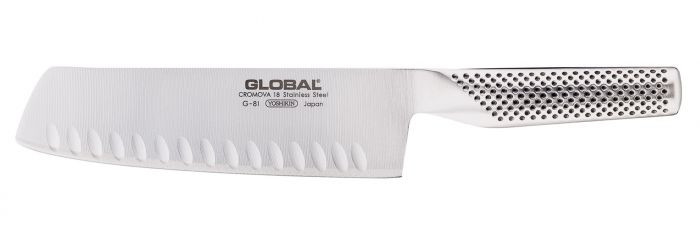 Global Classic 7 inch Hollow Ground Vegetable Knife - Thumbnail 2