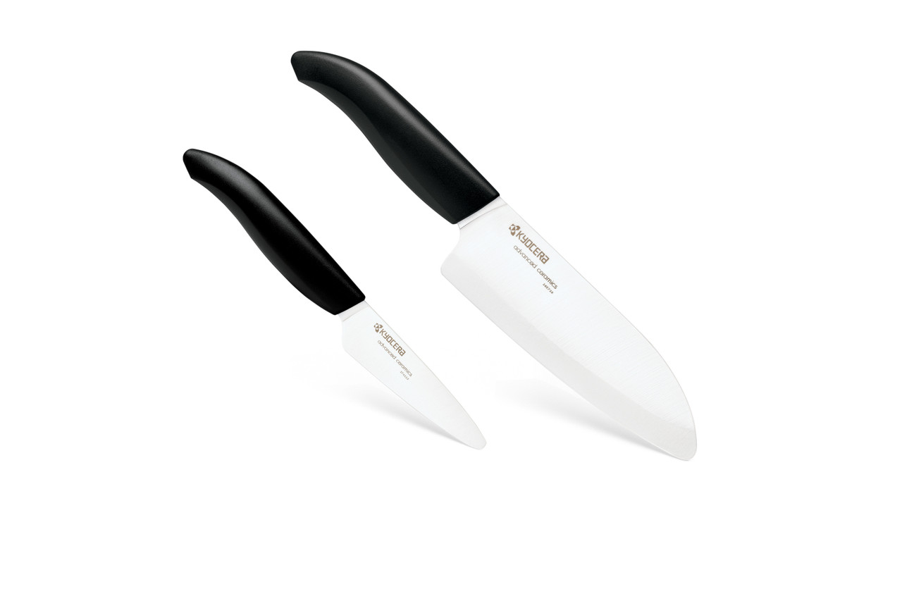 Kyocera - 2-Piece Steak Knife Set in Black