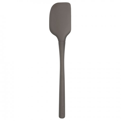 Tovolo Flex-Core Stainless Steel Handled Mini Spatula & Spoonula Set - Oyster Gray