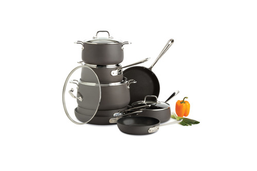 All-Clad Copper Core 5-ply Bonded Cookware Set · 7 Piece Set