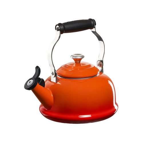 Le Creuset Enamel on Steel 1.7 Quart Whistling Tea Kettle - Flame