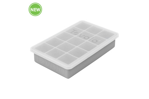 Tovolo Perfect Cube Ice Tray With Lid - Oyster