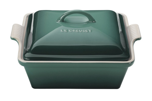 LE CREUSET ベリー　スクエア24センチ Le Creuset Stoneware Heritage 4 qt. Covered Rectangular Casserole