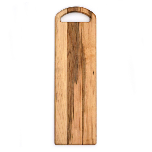 JK Adams Large Maple Serving Board with Oval Handle