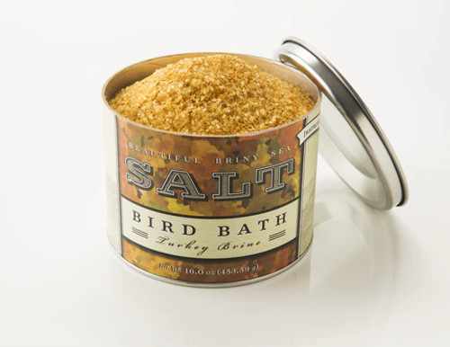 Beautiful Briny Sea Birdbath Turkey Brine