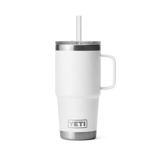 Yeti Rambler 26 oz Straw Bottle (White)