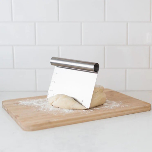 Gozney Dough Cutter - Natural Wood Handle Pizza Dough Cutter, Bench Scraper  and Chopper