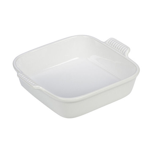 Le Creuset 9” Square Dish - White