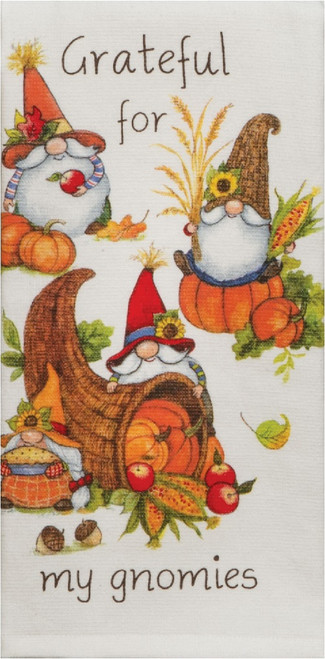 Kay Dee Designs "Grateful Gnomies" Dual Purpose Terry Towel