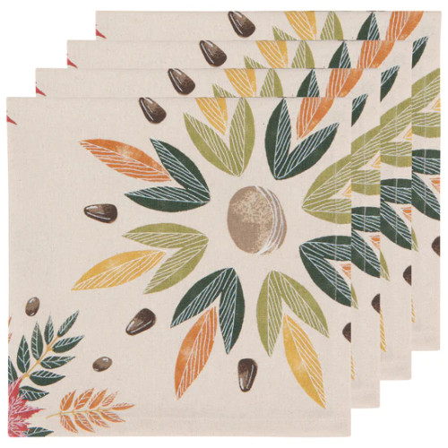 Now Designs Set of 4 Napkins - Fall Foliage