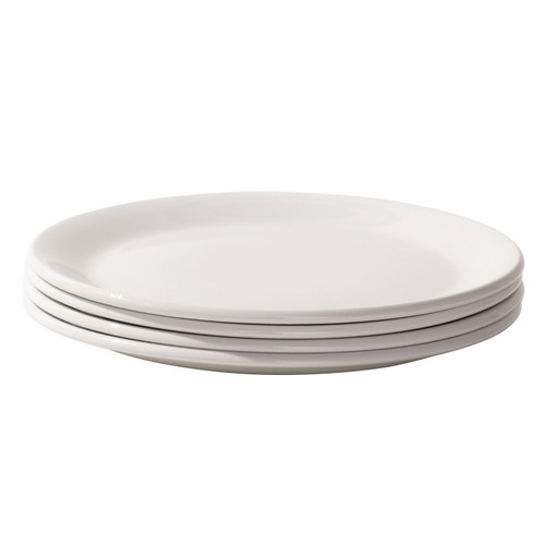 Made In 10.5 inch Dinner Plates - Set of 4 - White