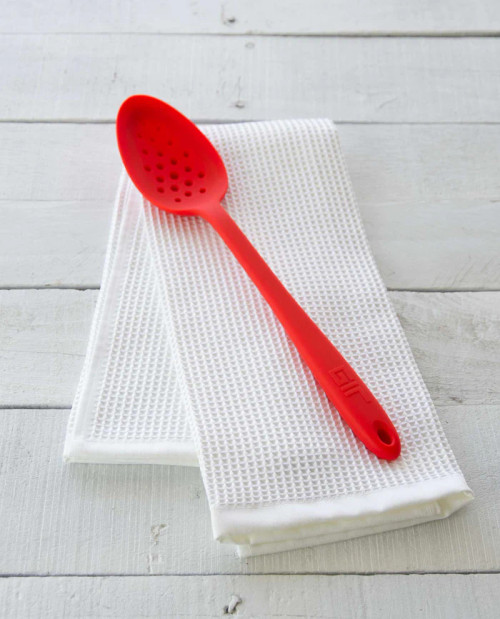 JB Prince Gray Kunz Perforated Plating Spoon