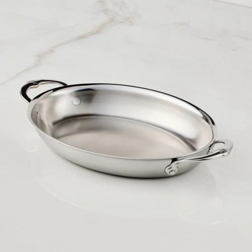 Hestan Provisions Medium Clad Oval Roaster