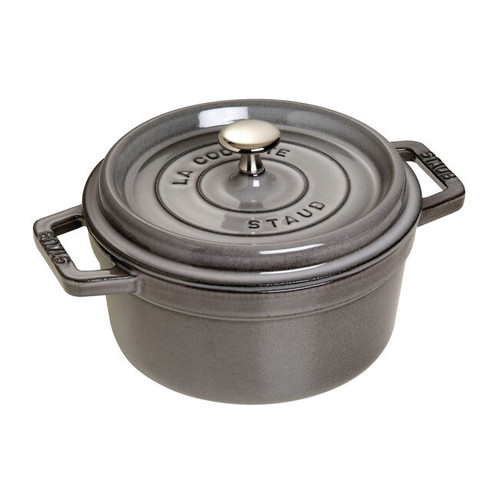 Staub Cast Iron 5 Quart Round Tall Cocotte - Lilac