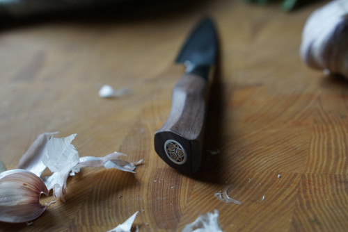 Ryda A-30 Sanmai Damascus 5 inch Utility Knife