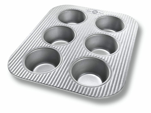 USA Pan Toaster Muffin Pan - 6 Cup