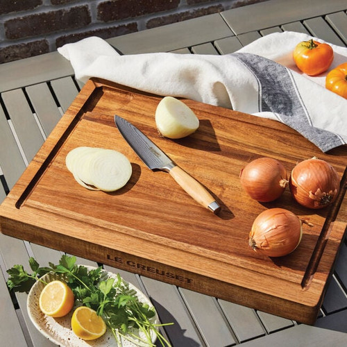 Le Creuset Acacia Wood 20 x 14 inch Butcher Block