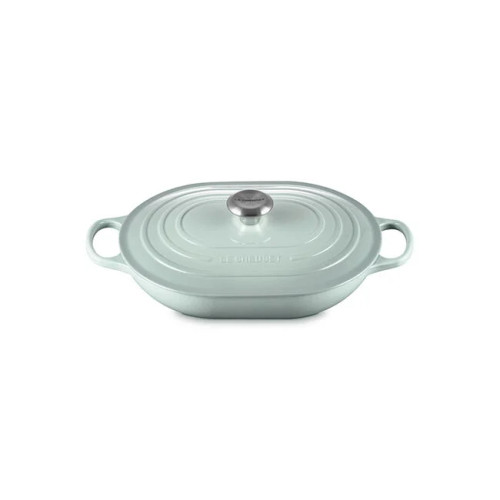 Le Creuset Enameled Cast Iron 3.75 qt. Covered Oval Casserole - Sea Salt