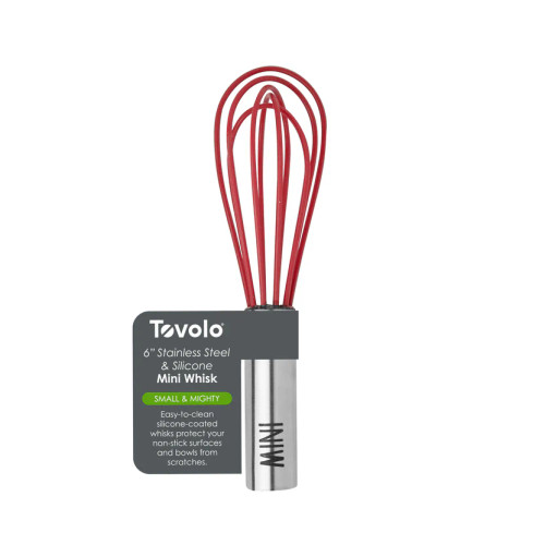 Tovolo Silicone Coated Cayenne Mini Whisk - 6"