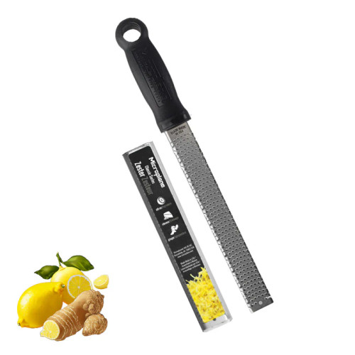 Microplane Black Classic Stainless Steel Zester and Cheese Grater