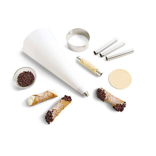 Fante’s Cannoli Maker Kit, 7-Piece Set
