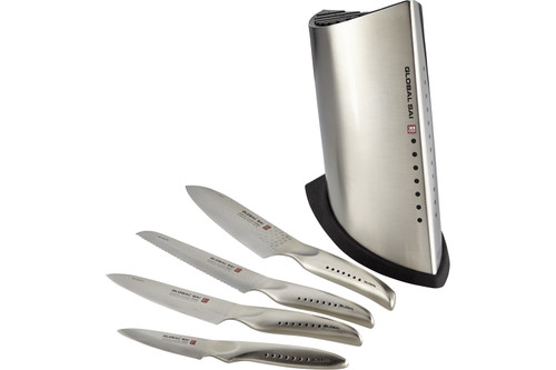 Global SAI 5-Piece Knife Block Set