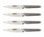 Global Classic 4 Piece Serrated Steak Knife Set