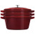 Staub 4 Piece Cast Iron Stackable Set - Grenadine