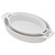 Staub Ceramic 2 Piece Oval Baking Dish Set - White