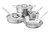 All-Clad d5 Brushed Stainless 7-Piece Cookware Set