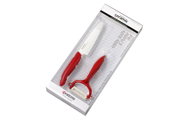 Kyocera Advanced Ceramic Perfect Peeler, Red