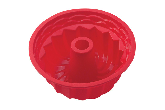 Lekue 8 Inch Square Silicone Cake Pan, Red