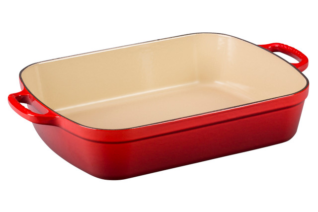 Le Creuset Small Stainless Steel Roasting Pan w/Nonstick Rack - Loft410